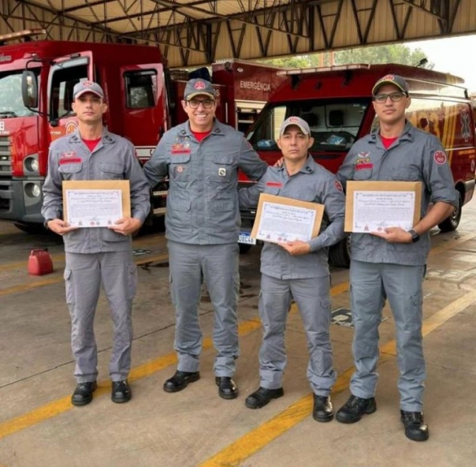 Bombeiros de Penápolis são homenageados com honraria