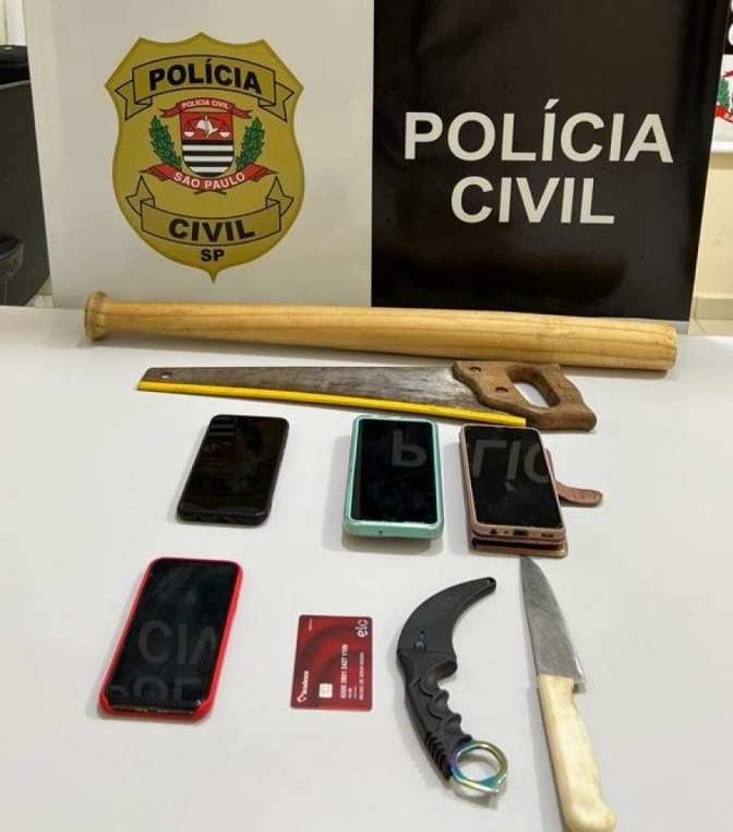 Polícia Civil de Guararapes detém acusado de divulgar mensagens ameaçando massacres em escolas