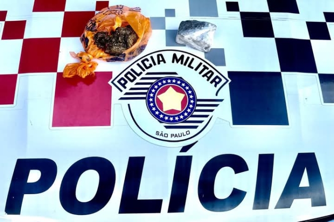 Polícia Militar de Mirandópolis prendeu 02 homens por tráfico no bairro Bosque Municipal