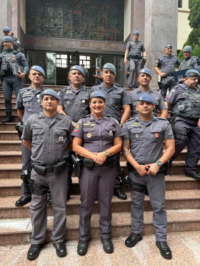 POLICIAIS MILITARES DO 28º BPM/I DE ANDRADINA SÃO HOMENAGEADOS EM SÃO PAULO