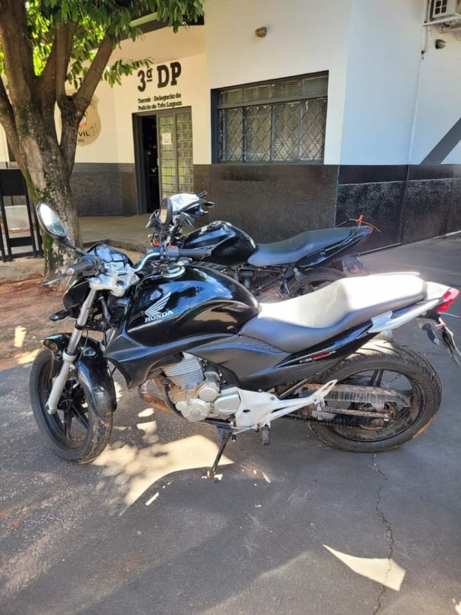 Polícia Civil identifica autores de furto e recupera duas motos furtadas em Três Lagoas