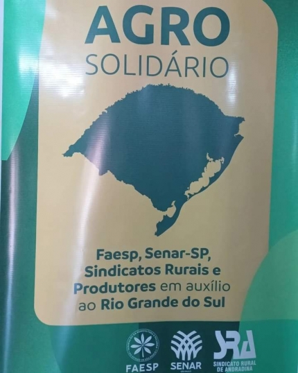 CAMPANHA AGRO SOLIDÁRIO: Sindicato Rural de Andradina é ponto de arrecadação