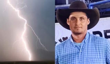 Em Água Clara peão de rodeio morre na zona rural ao ser atingido por raio quando usava celular conectado à tomada durante temporal