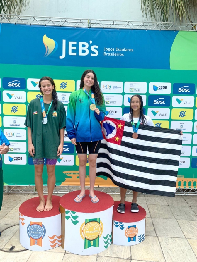 Andradina Bia Rosa conquista 3ª colocação nos Jogos Escolares Brasileiro