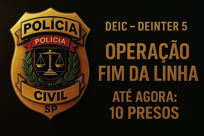 DEIC de Rio Preto deflagra Operação Fim da Linha e prende 10 criminosos foragidos do Nordeste