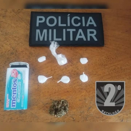 Polícia Militar de Três Lagoas prende indivíduo por tráfico de drogas