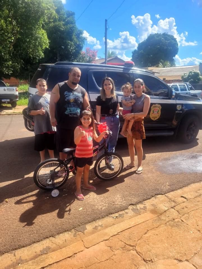 POLÍCIA CIVIL ATENDE PEDIDO DE MORADORA EM OURO VERDE.