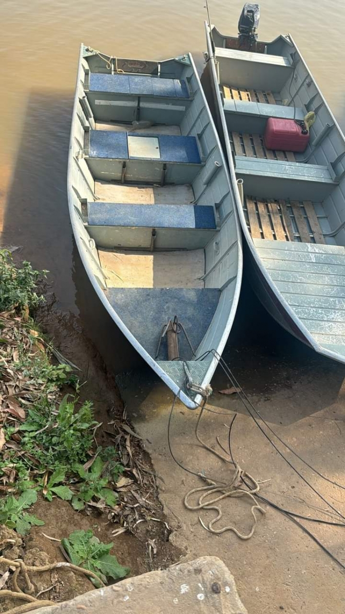 POLÍCIA CIVIL RECUPERA BARCOS FURTADOS NO RIO AGUAPEÍ EM JUNQUEIRÓPOLIS