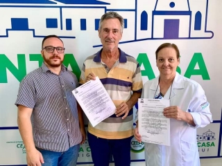 Interventor da Santa Casa de Birigui recebe visita do vereador Benedito Dafe