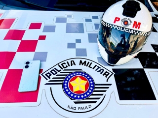 EQUIPE DE RPM – RADIOPATRULHAMENTO COM MOTOCICLETAS PRENDE PROCURADO E RECUPERA CELULAR FURTADO EM ANDRADINA