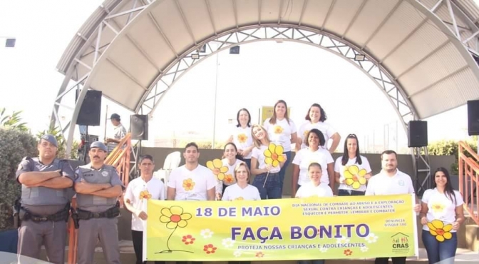 POLÍCIA MILITAR APOIA CAMPANHA &quot;FAÇA BONITO&quot; EM PASSEATA NO MUNICÍPIO DE TUPI PAULISTA