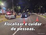Operação Direção Segura Integrada entre Policiais Militares e Agentes do DETRAN em Araçauba