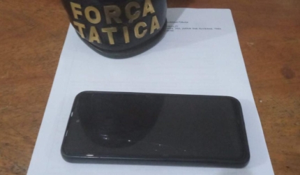 Polícia Militar de Três Lagoas recupera celular roubado e prende suspeito de receptação