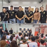 POLÍCIA CIVIL PARTICIPA DE PALESTRA EM ESCOLA ESTADUAL DE PRESIDENTE PRUDENTE