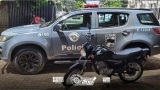 12º BAEP de Araçatuba recupera moto furtada e prende suspeito. Mulher irá responder por desacato