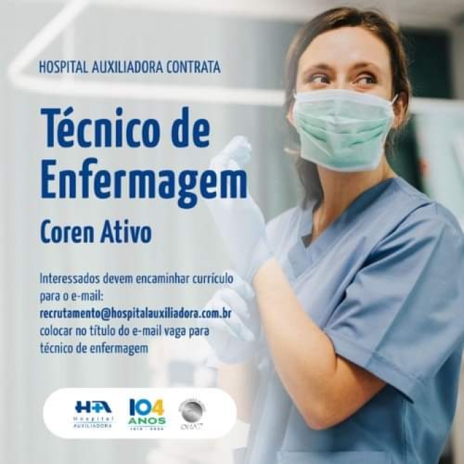 Quer fazer parte do time do Hospital Auxiliadora de Três Lagoas?