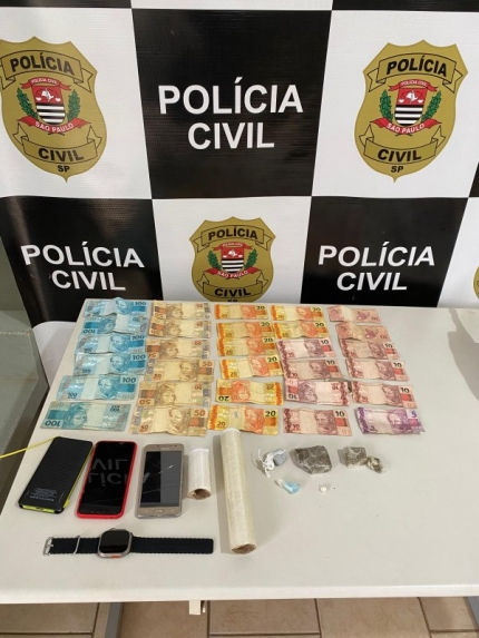 Polícia Civil de Penápolis prendeu casal por tráfico de drogas no bairro Marco Guerreiro