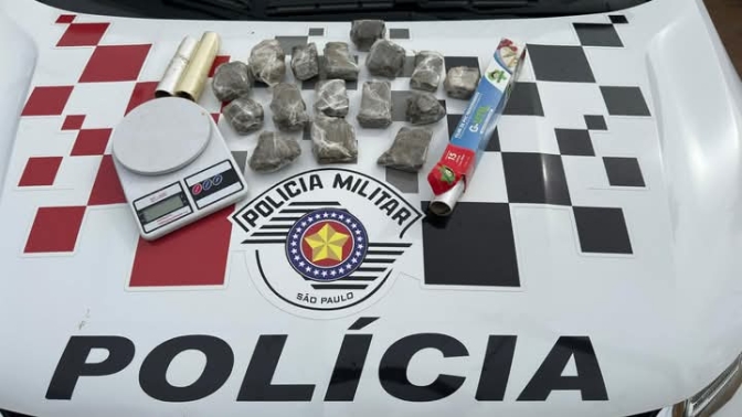 Policia Militar prende motorista por tráfico de drogas em Pereira Barreto/SP