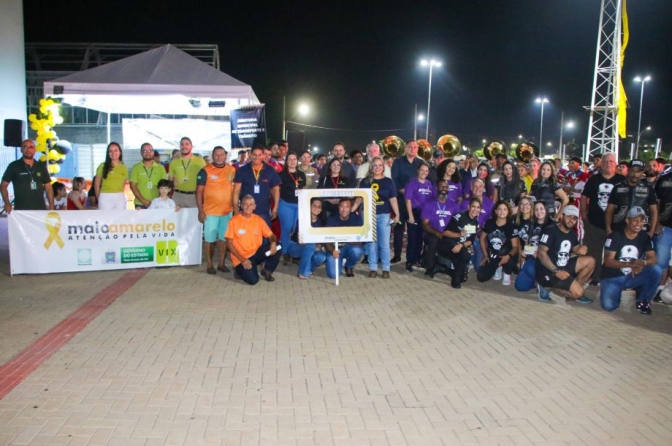 Três Lagoas inicia o Maio Amarelo com cerimônia na Feira Central e várias ações educativas