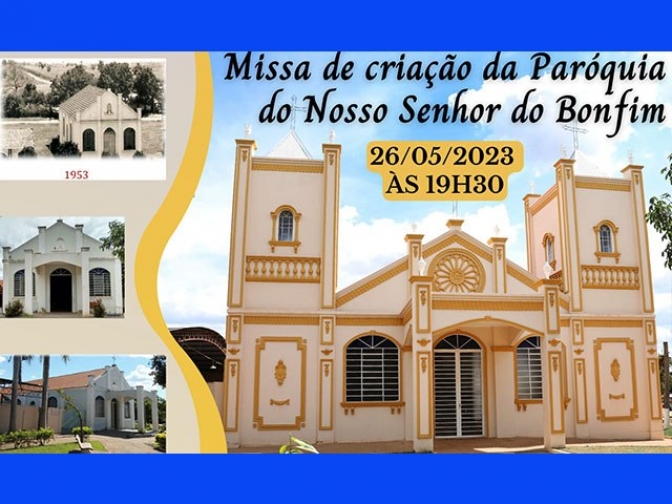 Capela Nosso Senhor do Bonfim é elevada a Paróquia em Nova Independência