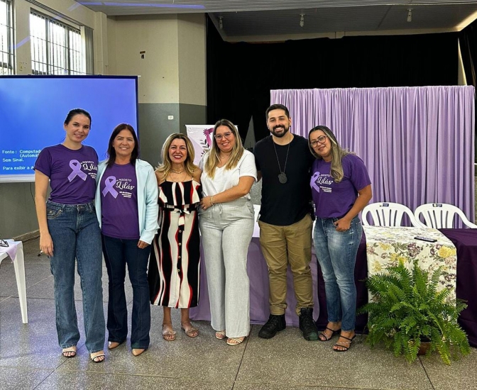 Polícia Civil participa do lançamento da Campanha “Agosto Lilás” em Água Clara