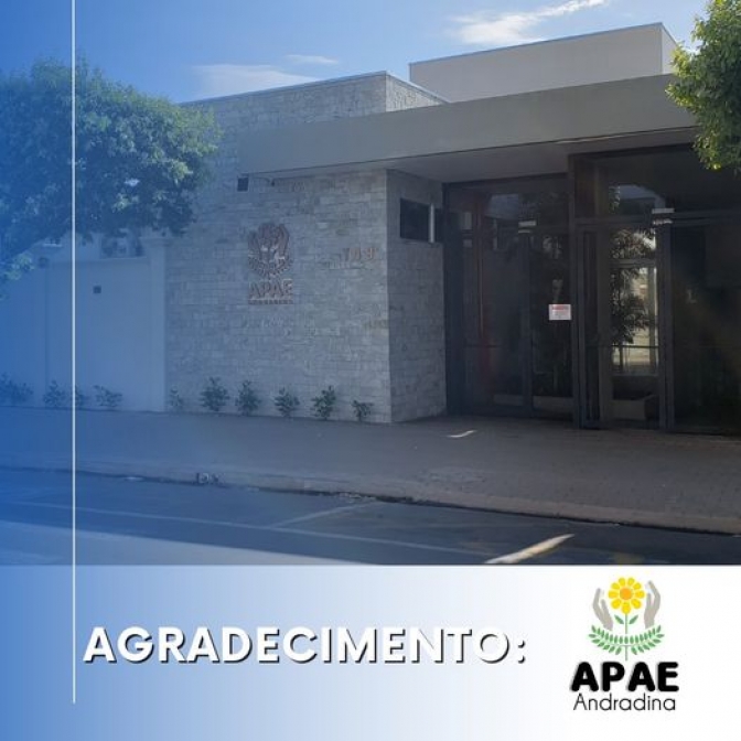 APAE de Andradina agradece pelo apoio as pessoas com deficiência durante o ano de 2022