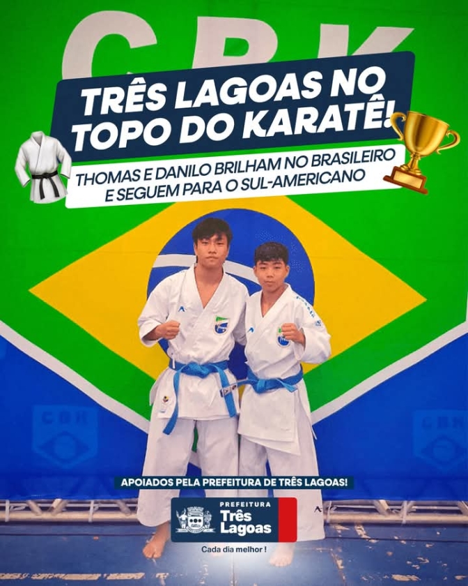 TRÊS LAGOAS BRILHA NO KARATÊ NACIONAL