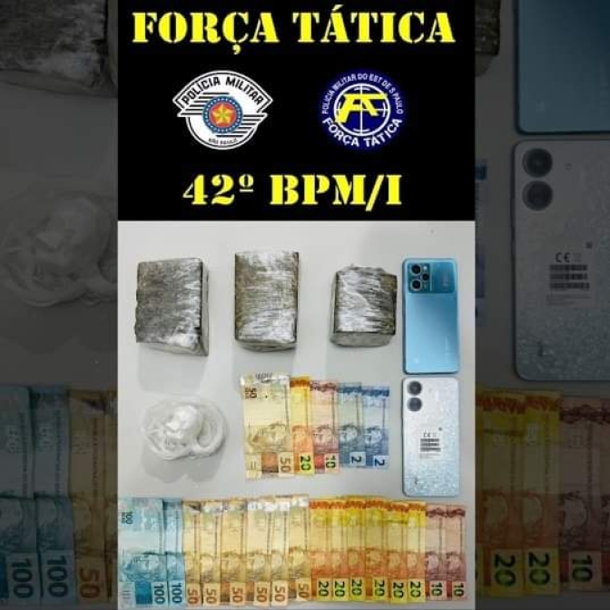 POLÍCIA MILITAR PRENDE MULHER POR TRÁFICO DE DROGAS EM PRESIDENTE VENCESLAU