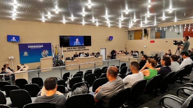 Câmara de Andradina promove audiência para debater horário de bares e restaurantes com possibilidade de abrir na madrugada