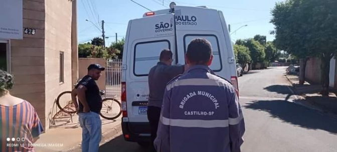 Homem fica ferido após cair do telhado de residência em Castilho