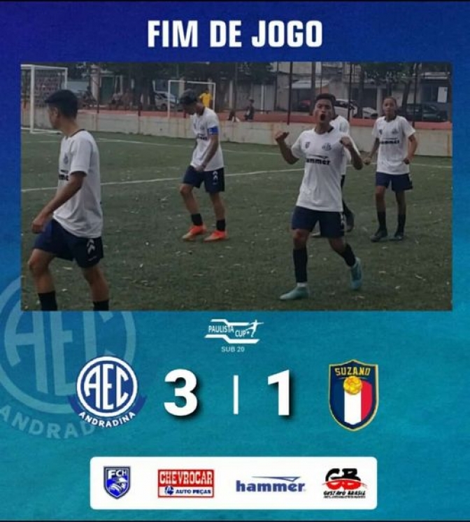 Vitória e Liderança!  Andradina Esporte Clube vence União Suzano