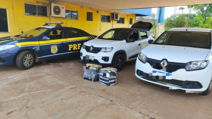 Polícia Rodoviária Federal apreende 70,5 Kg de maconha em Água Clara