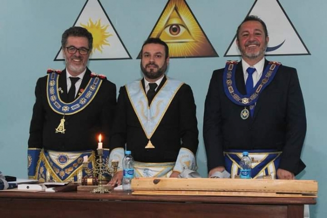 Loja Maçônica Cavalheiros de Andradina recebeu visita do Grão-Mestre Adjunto do GOSP