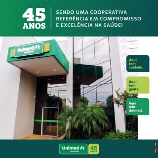 Unimed de Araçatuba 45 anos de dedicação