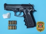 Polícia Civil recupera arma de agente penitenciário e prende receptador no Candeias em Birigui