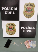 POLÍCIA CIVIL PRENDE TRAFICANTE EM PIRAPOZINHO