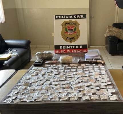 POLÍCIA CIVIL DE OSVALDO CRUZ PRENDE HOMEM POR TRÁFICO DE DROGAS