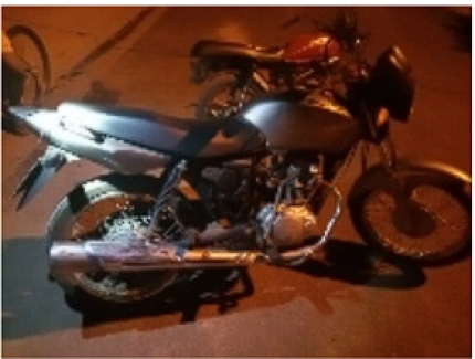 POLÍCIA MILITAR RECUPERA MOTOCICLETA EM COROADOS QUE HAVIA SIDO FURTADA