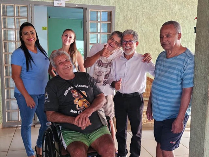 Prefeito de Castilho visita Asilo Betel para acompanhar funcionamento