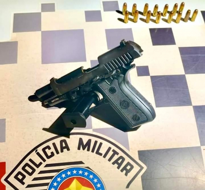 MORADOR DE ANDRADINA PRESO POR PORTE ILEGAL DE ARMA NA AVENIDA GUANABARA