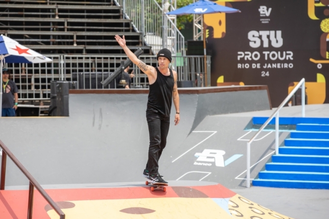 Andradinense Samuel Jimmy bem colocado em mundial que reuniu ‘elite do skate’ no Rio