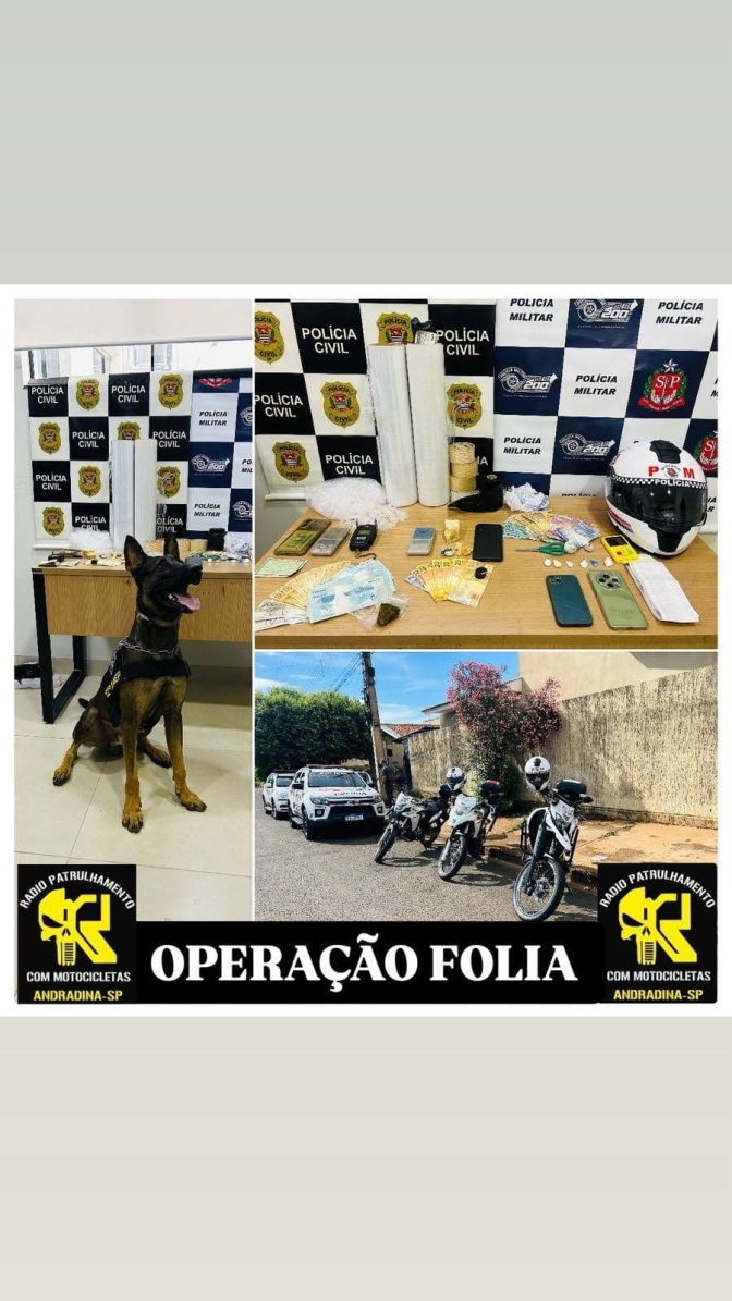 Operação Integrada PMxPC - Operação Folia em Andradina