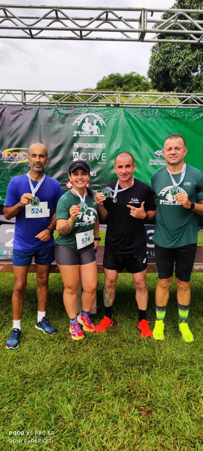 POLICIAIS MILITARES PARTICIPAM DE CORRIDA EM PEREIRA BARRETO