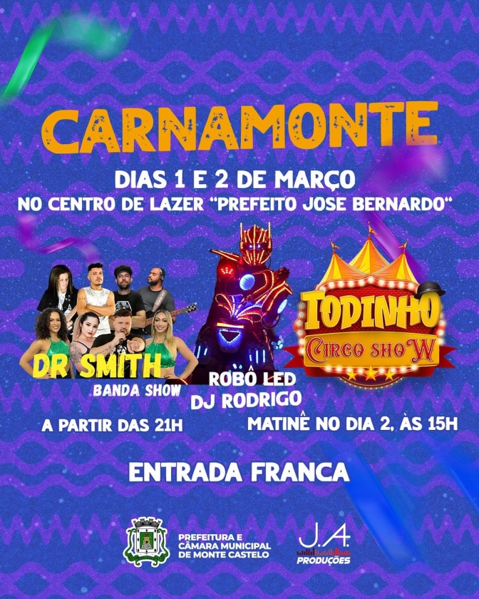 Monte Castelo vai ferver no Carnaval