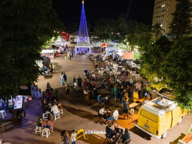 Food Trucks Fest: Praça Moura Andrade se confirma como point gastronômico em Andradina