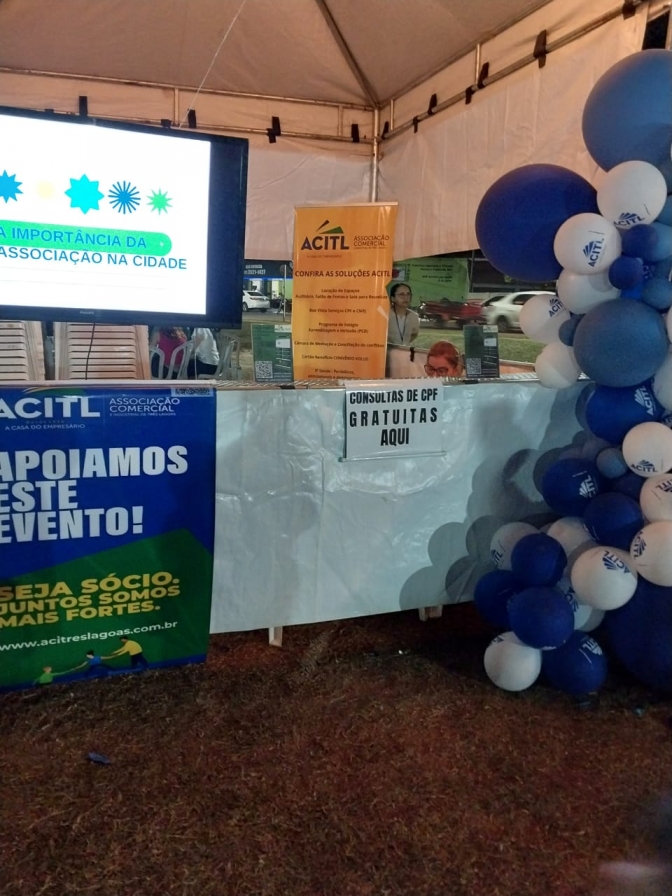 Associação Comercial Industrial de Três Lagoas presente na Feira da Empreendedora