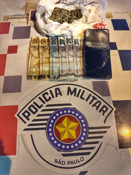 Polícia Militar de Sud Mennucci prende pedreiro por tráfico de drogas em um rancho na zona rural