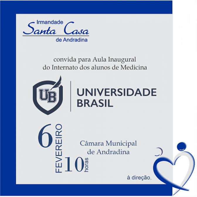 Aula inaugural de internato de medicina será segunda na Câmara de Andradina