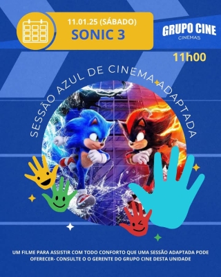 Cinema faz “Sessão Azul” para pessoas com distúrbios sensoriais em Andradina