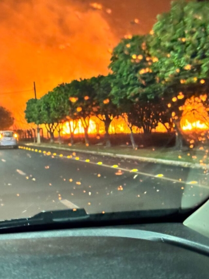 Após grande susto, bombeiros extinguem incêndio no quartel do Exército em Três Lagoas-MS